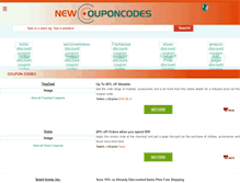 Tablet Screenshot of newcouponcodes.com